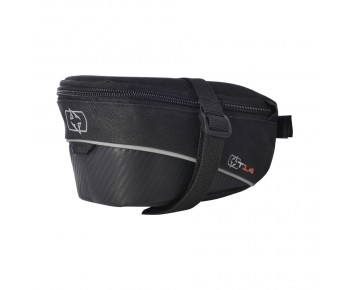 Oxford T1.4 Wedge Saddle Bag 1.4 Litre Capacity with Reflective Detailing and Waterproof Design 